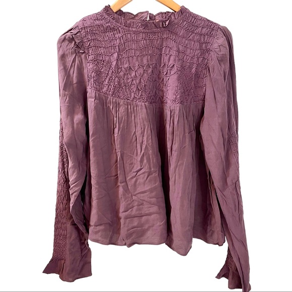 ❤️ NWT! Free People ‘Smocked in Time’ Pullover Top - Picture 2 of 7